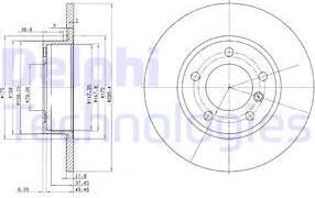 Delphi BG2622 - Тормозной диск unicars.by