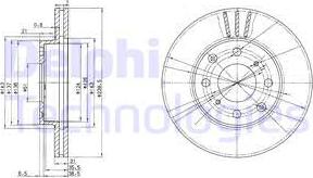 Delphi BG2673 - Тормозной диск unicars.by