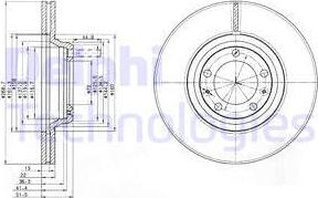 Delphi BG2199 - Тормозной диск unicars.by