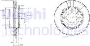 Delphi BG2109 - Тормозной диск unicars.by