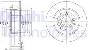 Delphi BG2103 - Тормозной диск unicars.by