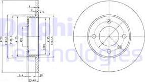 Delphi BG2117 - Тормозной диск unicars.by