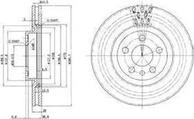 BOSCH 986478812 - Тормозной диск unicars.by