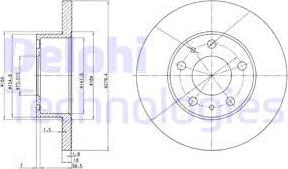 Delphi BG2845 - Тормозной диск unicars.by