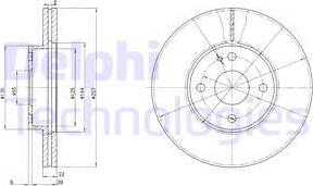 Delphi BG2804 - Тормозной диск unicars.by