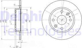 Delphi BG2803 - Тормозной диск unicars.by