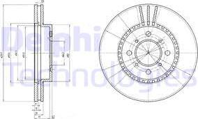 Delphi BG2814 - Тормозной диск unicars.by