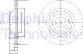 Delphi BG2825 - Тормозной диск unicars.by