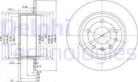 Delphi BG2381 - Тормозной диск unicars.by