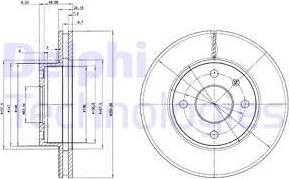 Delphi BG2339 - Тормозной диск unicars.by