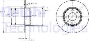 Delphi BG2322 - Тормозной диск unicars.by