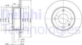 Delphi BG2375 - Тормозной диск unicars.by