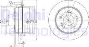 Delphi BG2291 - Тормозной диск unicars.by