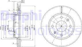 Delphi BG2292 - Тормозной диск unicars.by