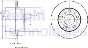 Delphi BG2253 - Тормозной диск unicars.by