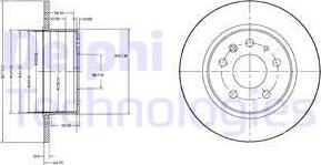 Delphi BG2252 - Тормозной диск unicars.by