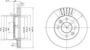 BOSCH 0 986 479 850 - Тормозной диск unicars.by