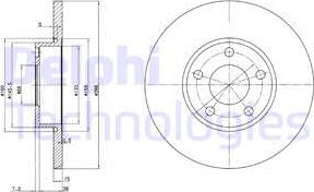 Delphi BG2749 - Тормозной диск unicars.by