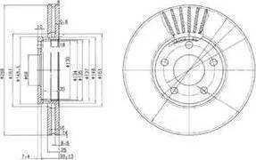 Magneti Marelli 360406001303 - Тормозной диск unicars.by