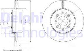 Delphi BG2759 - Тормозной диск unicars.by