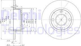 Delphi BG2752 - Тормозной диск unicars.by