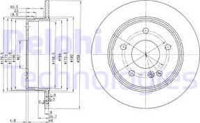 Delphi BG2761 - Тормозной диск unicars.by