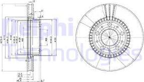 Delphi BG2719C - Тормозной диск unicars.by