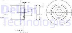 Delphi BG2732 - Тормозной диск unicars.by