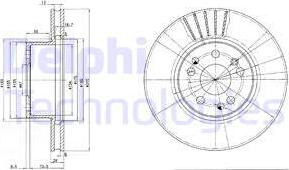 Delphi BG2737 - Тормозной диск unicars.by