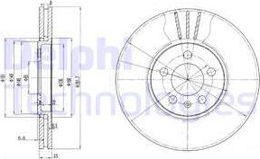 Delphi BG2729 - Тормозной диск unicars.by