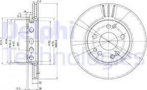 Delphi BG2771 - Тормозной диск unicars.by