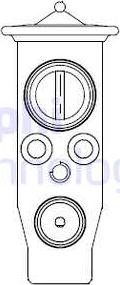 Delphi CB1013V - Расширительный клапан, кондиционер unicars.by