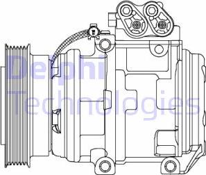 Delphi CS20488 - Компрессор кондиционера unicars.by