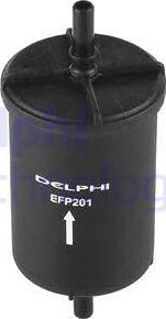 Delphi EFP201 - Топливный фильтр unicars.by