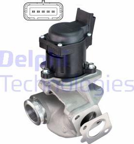 Delphi EG10507-12B1 - Клапан возврата ОГ unicars.by