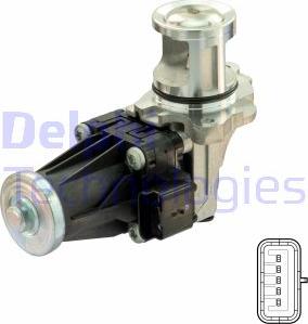 Delphi EG10585-12B1 - Клапан возврата ОГ unicars.by