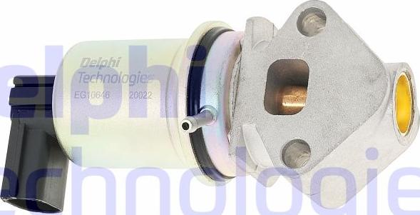 Delphi EG10646-12B1 - Клапан возврата ОГ unicars.by