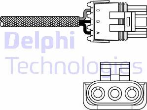 Delphi ES10990-12B1 - Лямбда-зонд, датчик кислорода unicars.by