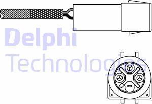 Delphi ES10993-12B1 - Лямбда-зонд, датчик кислорода unicars.by