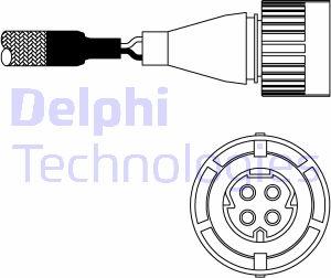 Delphi ES10986-12B1 - Лямбда-зонд, датчик кислорода unicars.by