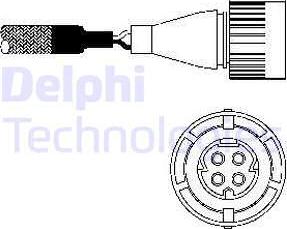 Delphi ES10254 - Лямбда-зонд, датчик кислорода unicars.by