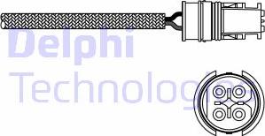 Delphi ES20313-12B1 - Лямбда-зонд, датчик кислорода unicars.by