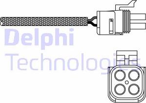 Delphi ES20290-12B1 - Лямбда-зонд, датчик кислорода unicars.by