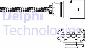 Delphi ES20289-12B1 - Лямбда-зонд, датчик кислорода unicars.by