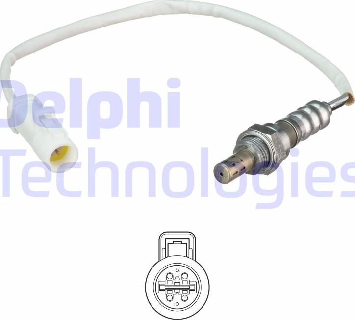 Delphi ES21087-12B1 - Лямбда-зонд, датчик кислорода unicars.by