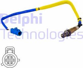 Delphi ES21184-12B1 - Лямбда-зонд, датчик кислорода unicars.by