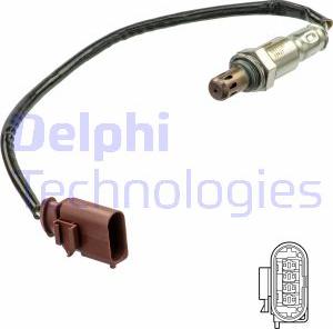 Delphi ES21187-12B1 - Лямбда-зонд, датчик кислорода unicars.by