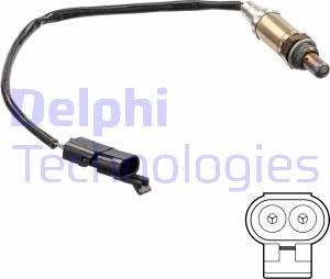 Delphi ES21337-12B1 - Лямбда-зонд, датчик кислорода unicars.by