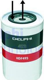 Delphi HDF493 - Топливный фильтр unicars.by