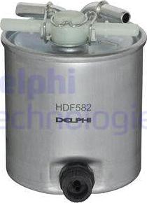 Delphi HDF582 - Топливный фильтр unicars.by